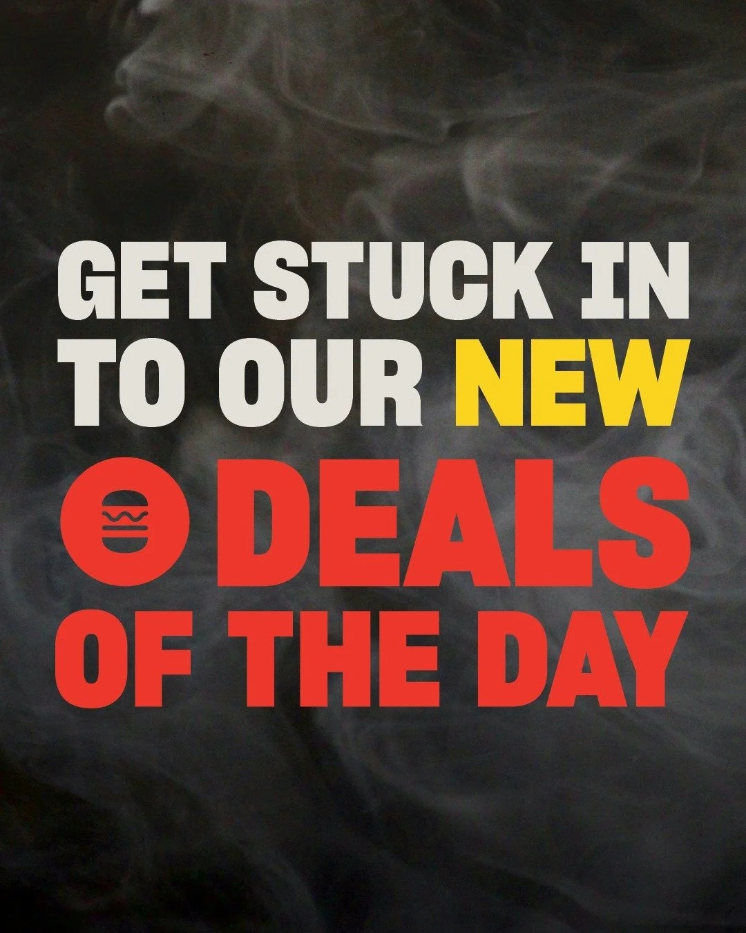 Weekdays just got tastier. 🍔