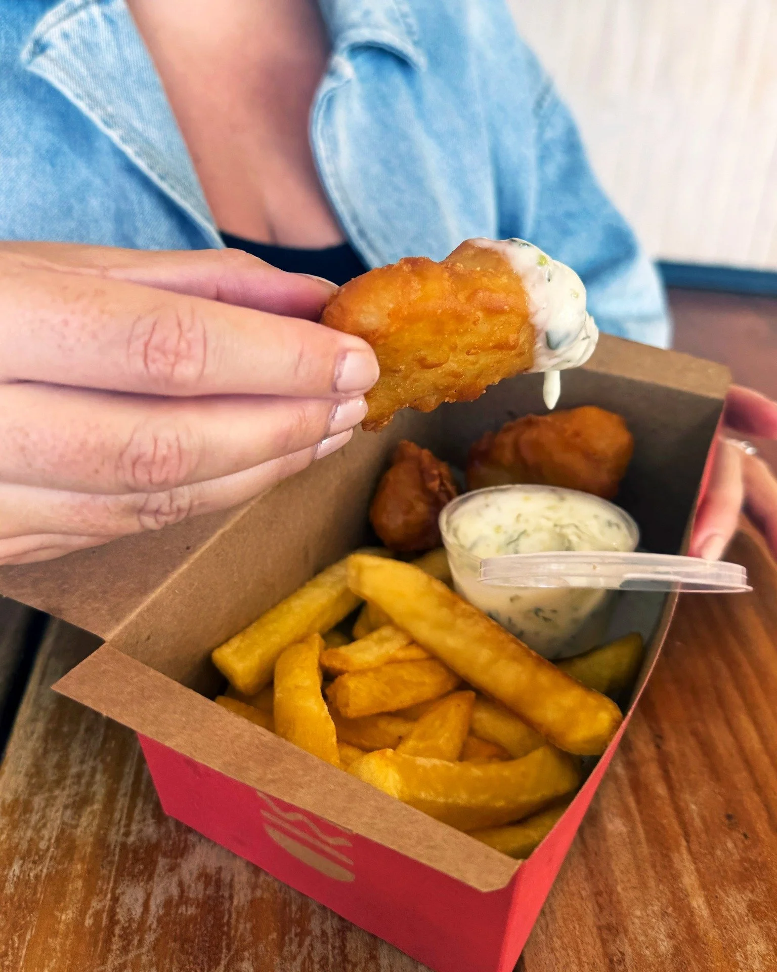 BW's house made Tartare Sauce is a must-try. Our new Fish &amp; Chip Meal Boxes are the ultimate way to enjoy the dip in all its glory. So zesty, so lemony, so fresh. 🍋🐟