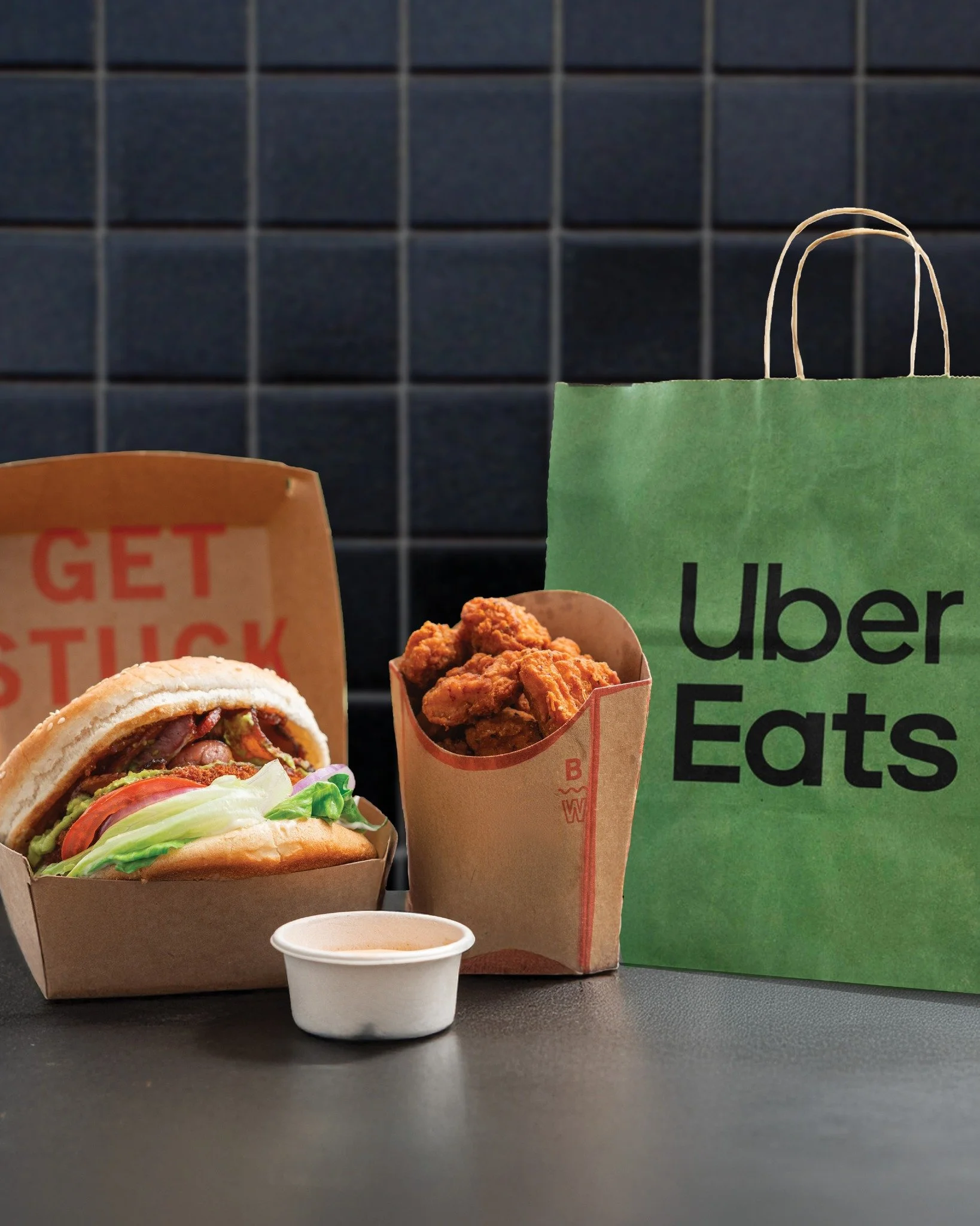 We're proud to announce that Uber Eats is now our exclusive delivery partner. So what does this mean? Access to special offers and promotions, fewer mark-ups, better value burgers and the same big, handmade burgers you know and love. 🍔