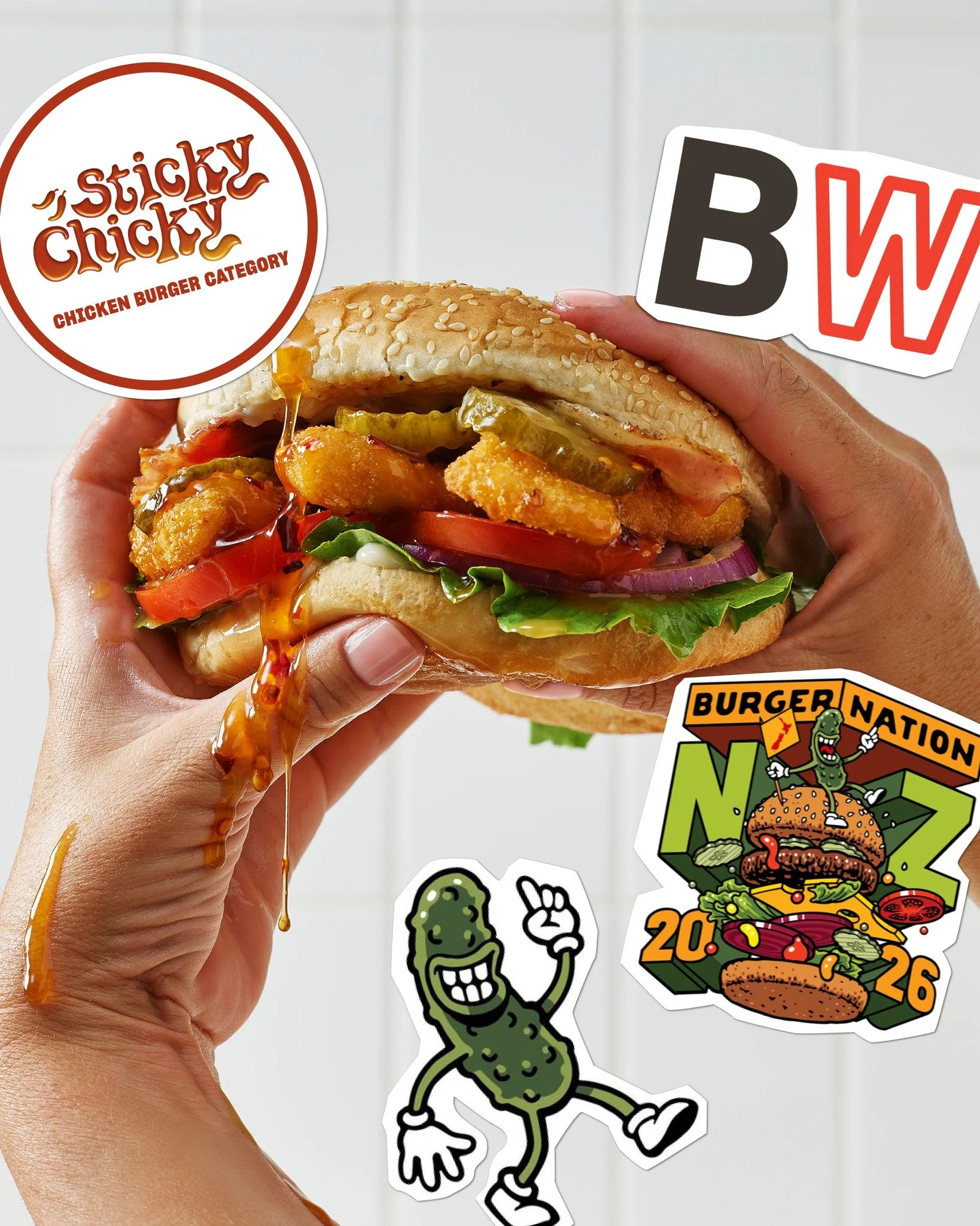 Burger Nation 2026 has officially started and we're stoked to be entered in the chicken burger category. Love the Sticky Chicky burger? We would love your support in voting for it. Head to your local BW, order the burger, and scan the QR codes in-sto