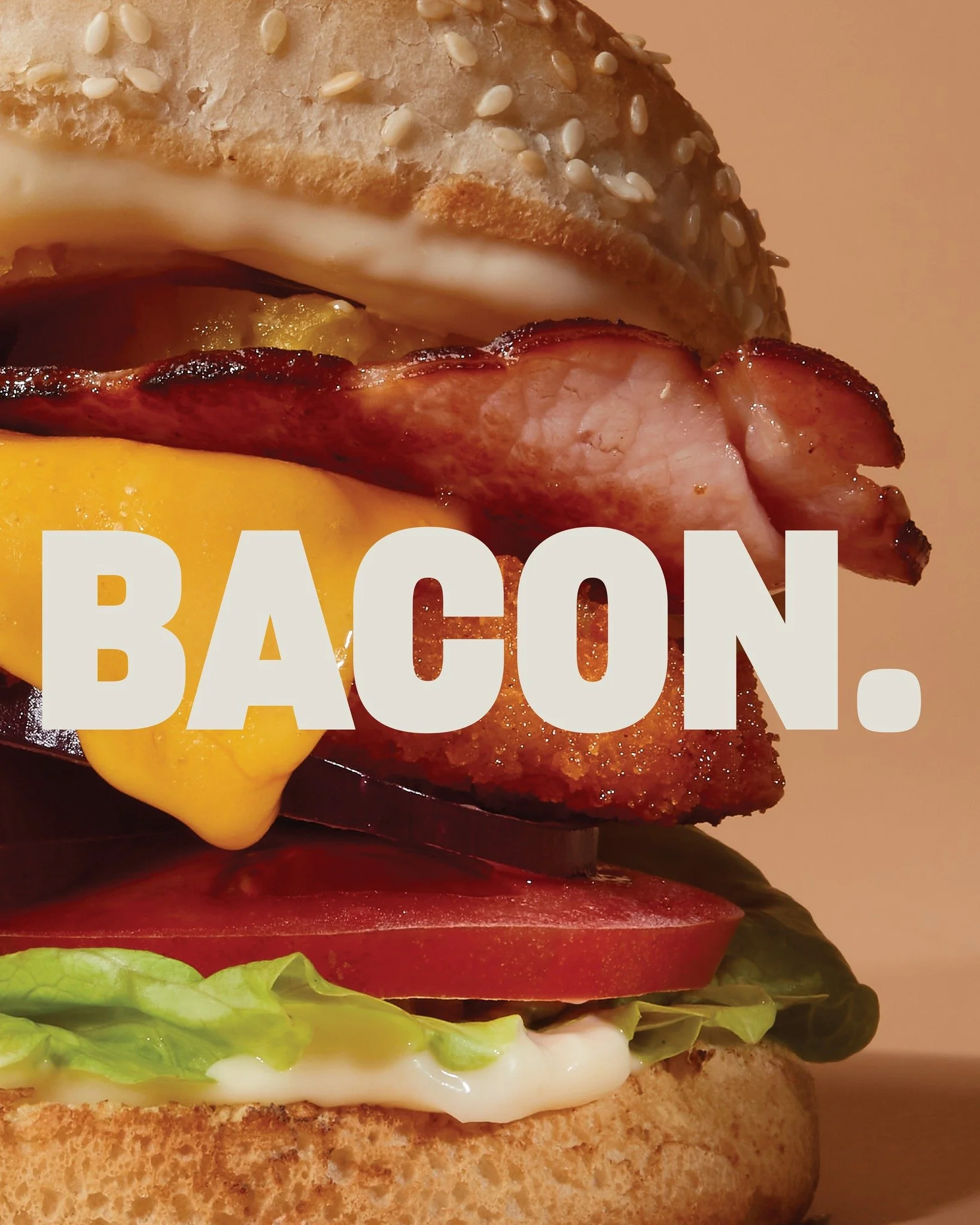 Crispy &amp; smoky. Impossible to resist. Level up any burger with the addition of extra bacon. 🥓