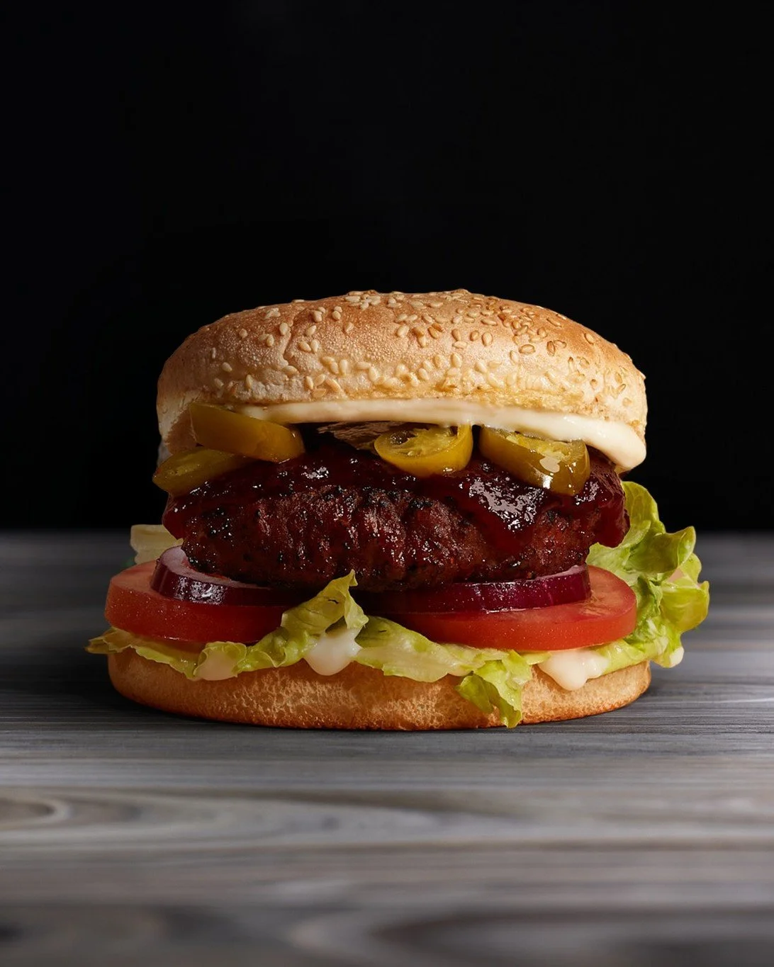 The Vegan Hemp nails the brief as the perfect copycat meaty burger. Hemp patty with crisp lettuce, red onion, tomato, cranberry sauce, jalape&ntilde;os and vegan mayo on a sesame seed bun. You can grab one for just $12 today - it's Meat Free Monday. 