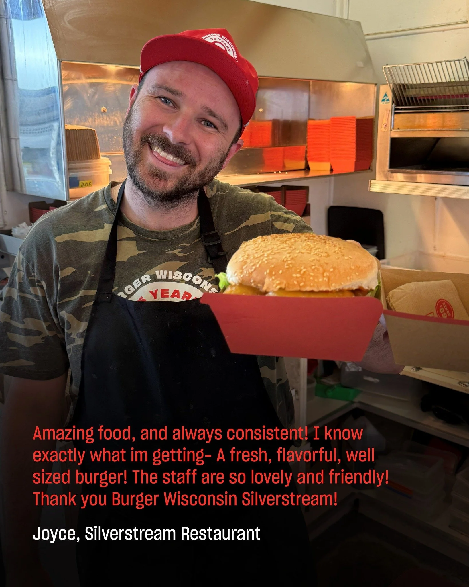 Shout out to Adam and his friendly crew for consistently delivering reliably awesome burgers. 🍔