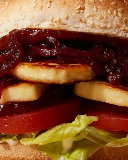 That's a solid stack of everyone's favourite squeaky cheese, and you can grab it on our famous Big Squeaky for just $12 seeing as it's Meat Free Monday. Get stuck in.