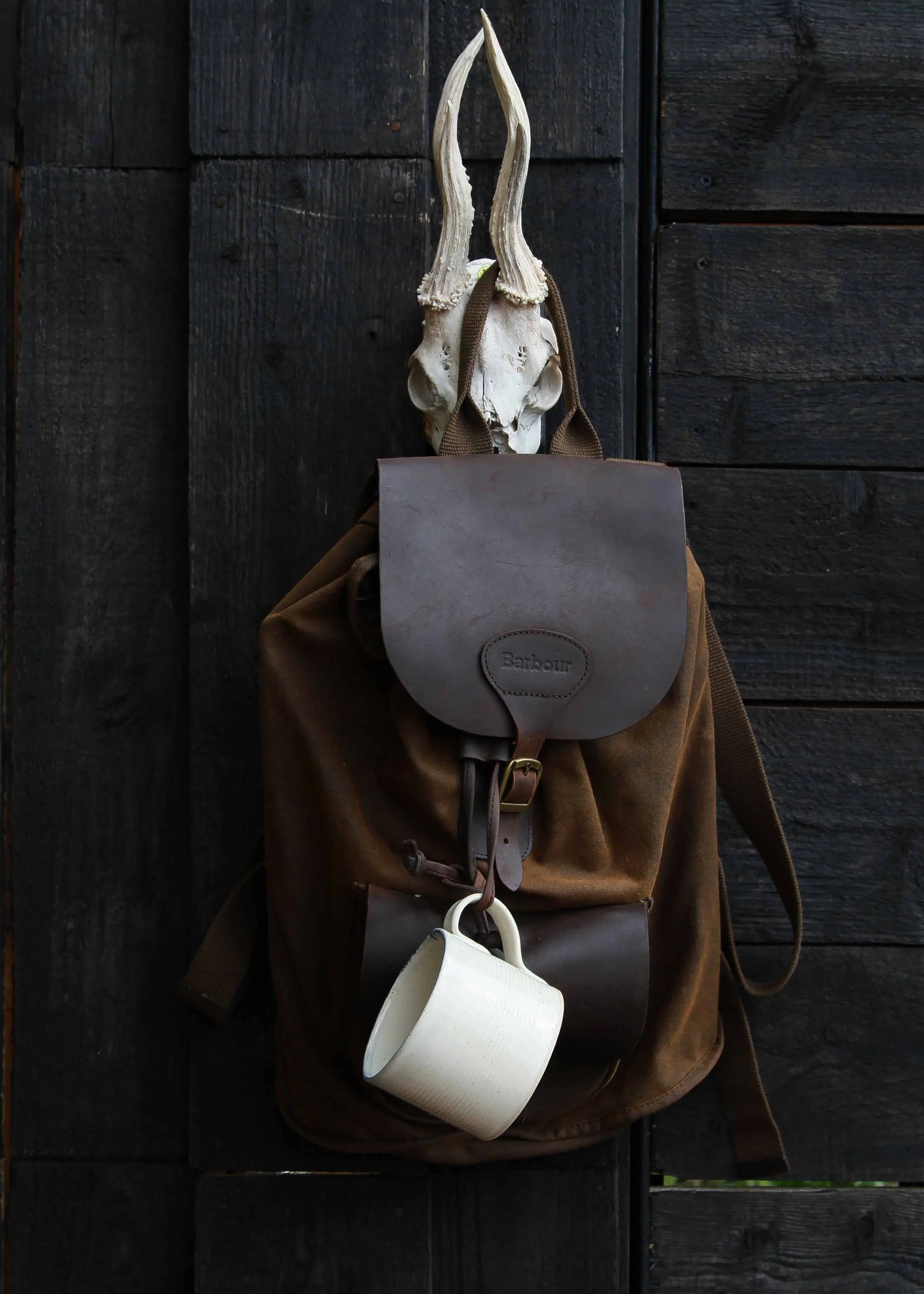 Bashed tin bothy mug