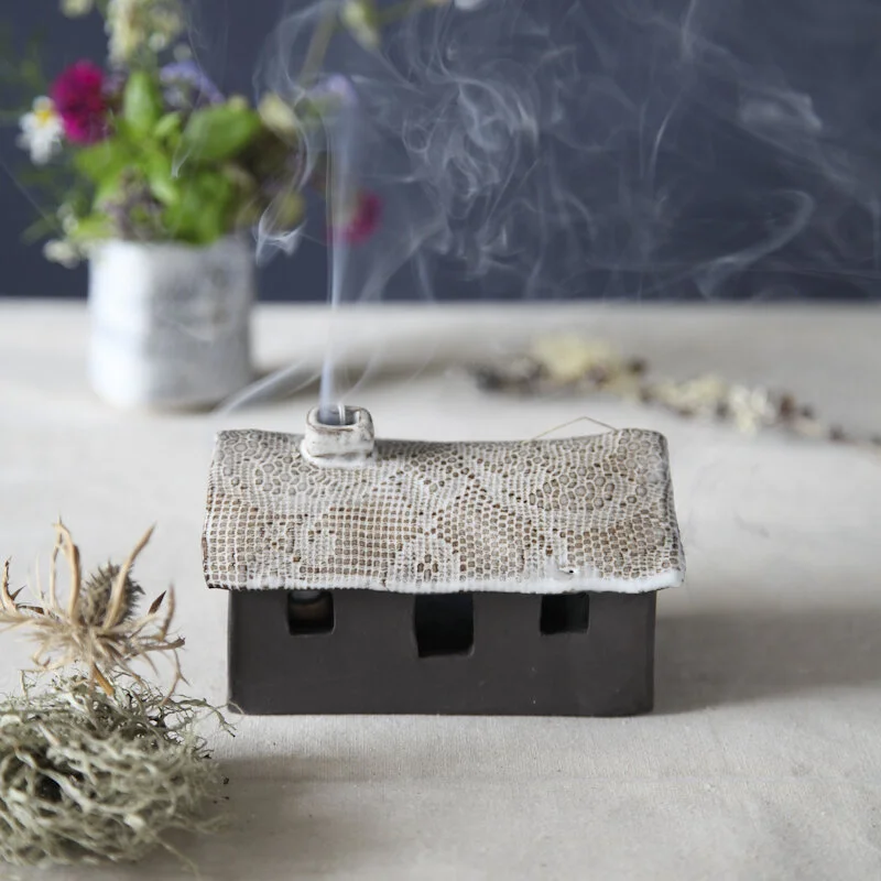 smoky bothy incense burner and tea light holder