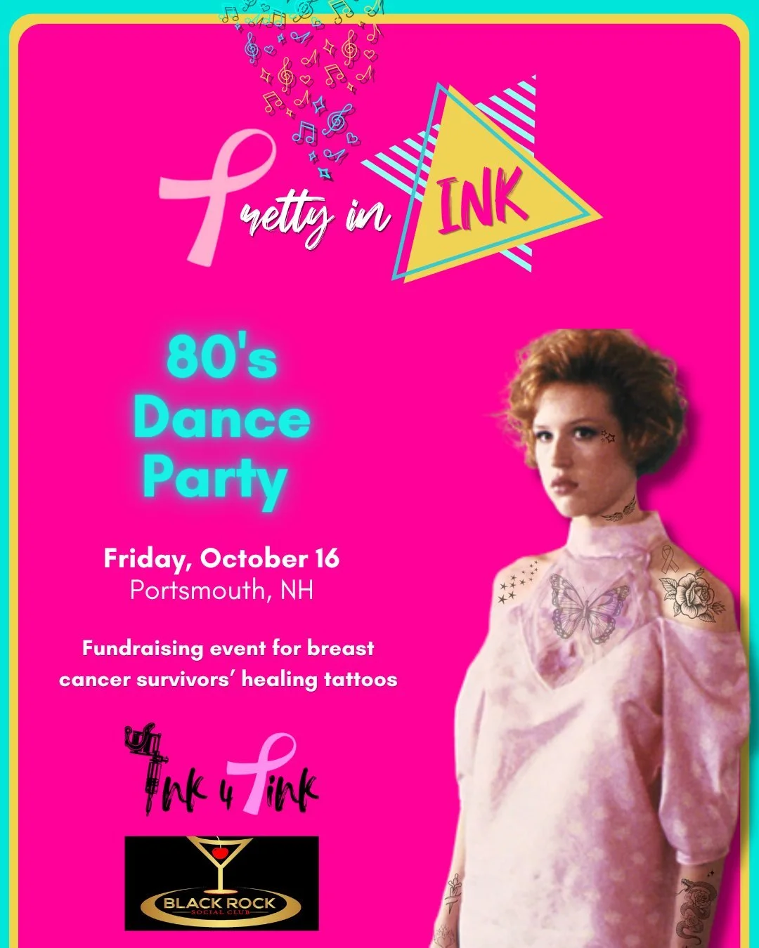 🎉🎶🪩 Tomorrow night!! 🎉🎶🪩

Get dressed in your best '80's attire and join our throwback dance party!

Join us at @blackrocksportsclubportsmouth for an evening filled with music, dancing, raffles, costume contests, and more - all while supporting