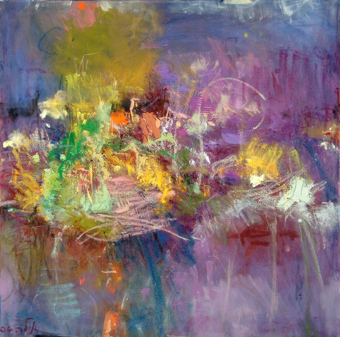 Garden Stroll 24 by 24 inches