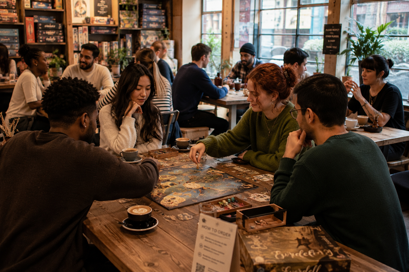 ロンドンで広がる「ボードゲームカフェ」と脱アルコール世代:新たなサードプレイス