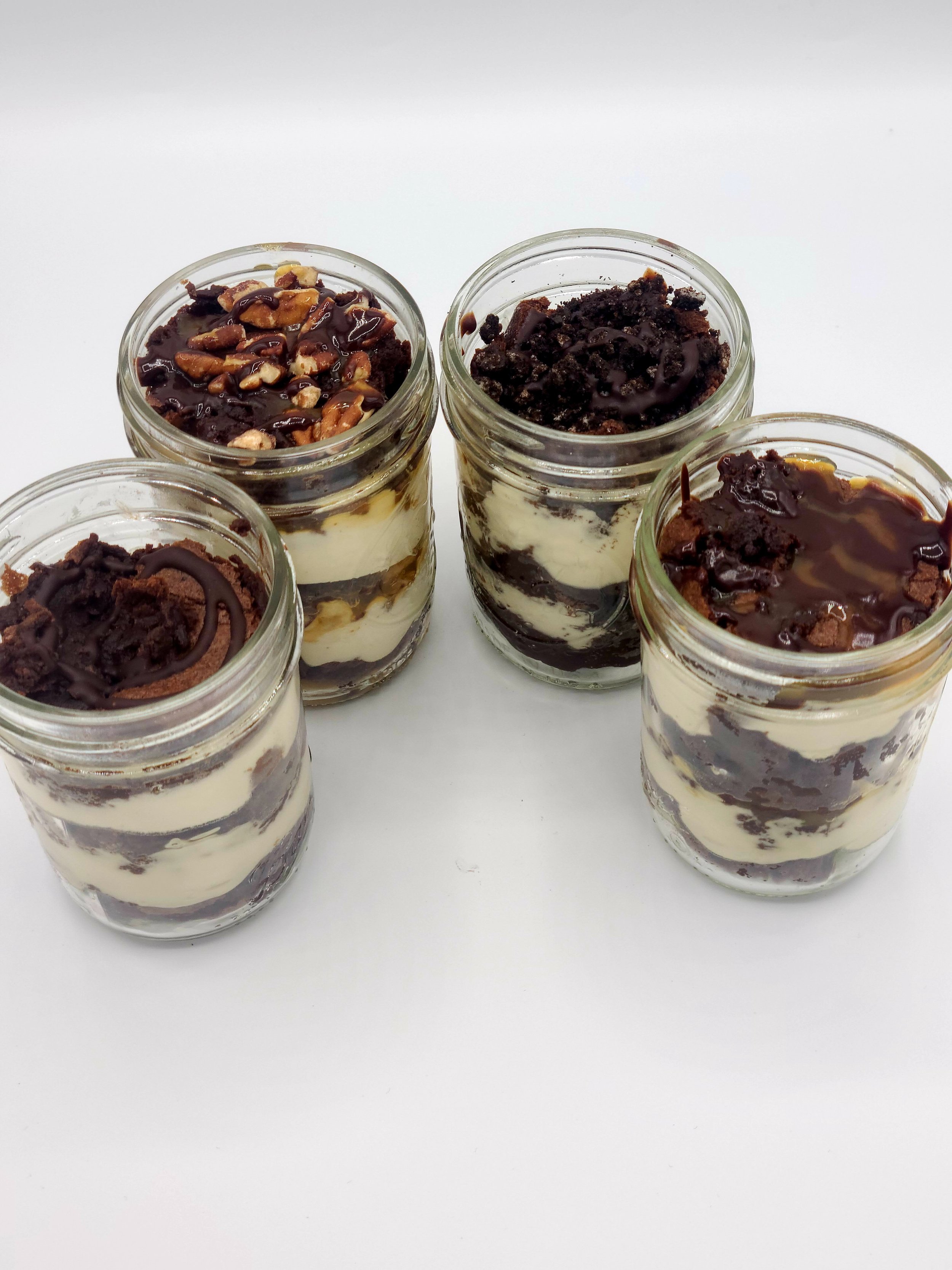 8oz Various Brownie Cheese Cake Jars
