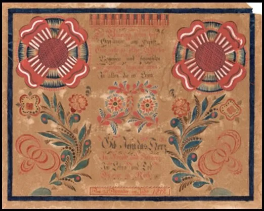 Revolutionary Fraktur Exhibit Opening