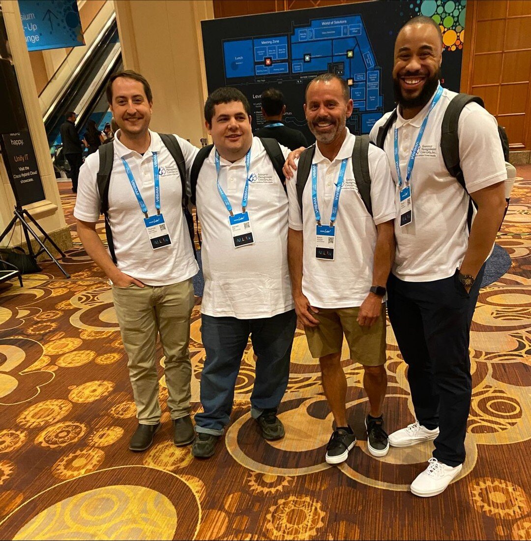 Team RMC looking good at #ciscolive! #unlimitedtraining #joinRMC #hiring