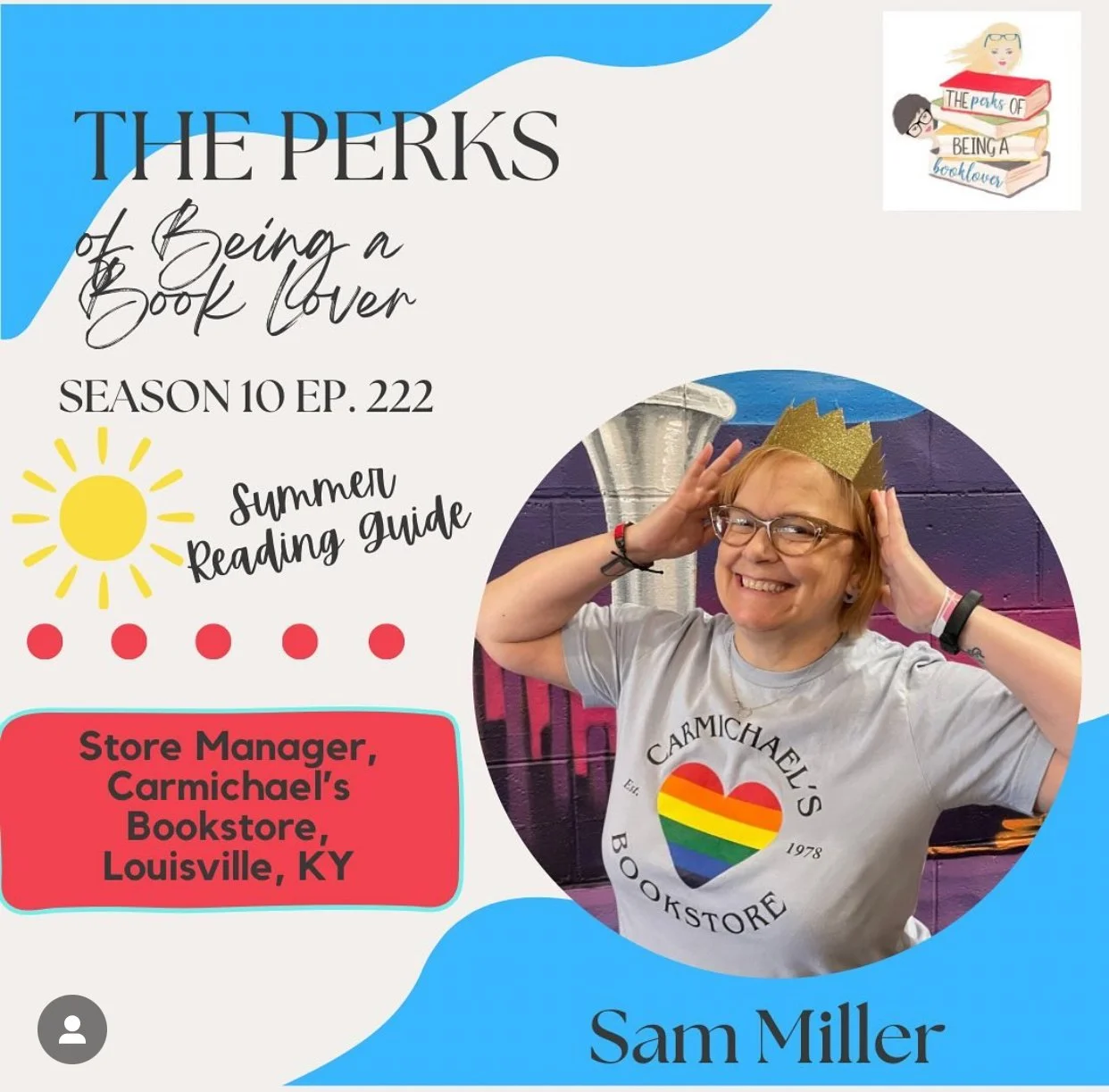 Season 10, Episode 222 Summer Reading with Bookseller Sam Miller
