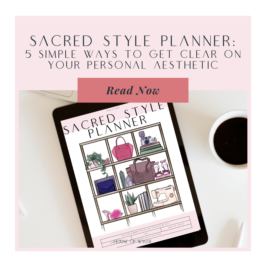 Sacred Style Planner