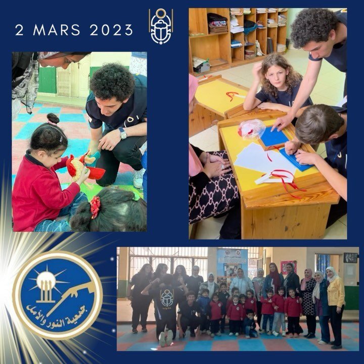 Comme chaque ann&eacute;e, nous sommes all&eacute;s passer un moment avec les tout petits de l&rsquo;association @alnourwalamal o&ugrave; les interactions sont toujours aussi riches 🤩3&ordm; volet d&rsquo;une sensibilisation au monde des aveugles, e