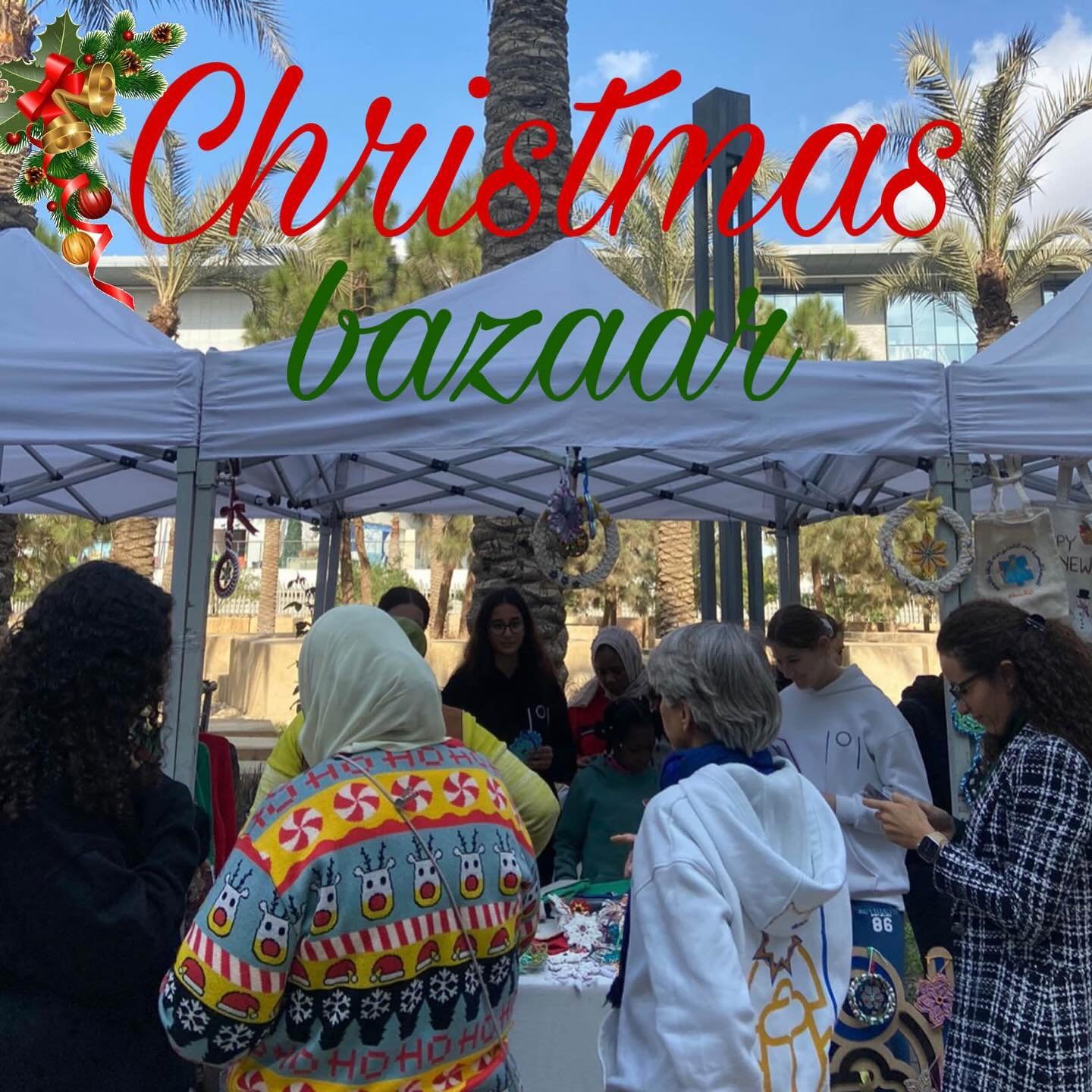 Nous avons eu l&rsquo;heureux privil&egrave;ge d&rsquo;&ecirc;tre invit&eacute;s par le @creditagricoleeg &agrave; l&rsquo;occasion de leur traditionnel bazar de No&euml;l - un grand merci &agrave; eux 🙏🏽😊! Parfaite opportunit&eacute; pour propose