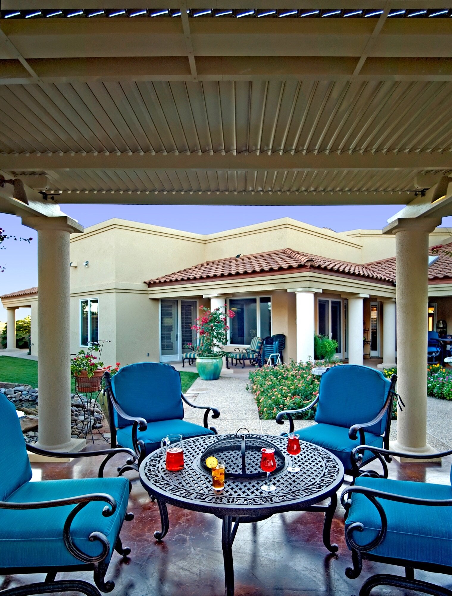Solara Patio Covers Solara Pergola Louvered Roof in Dayton Ohio and