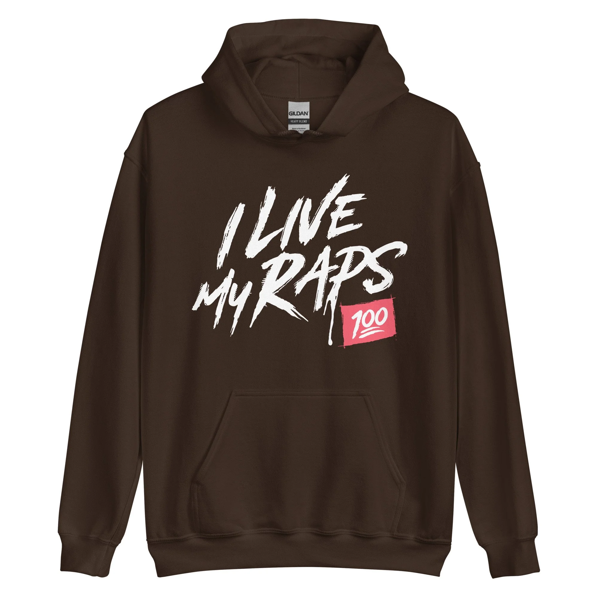 I LIVE MY RAPS 100 Unisex Hoodie