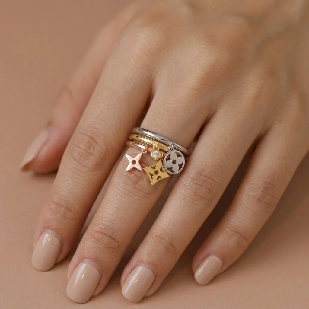 Repurposed LV Charm Ring