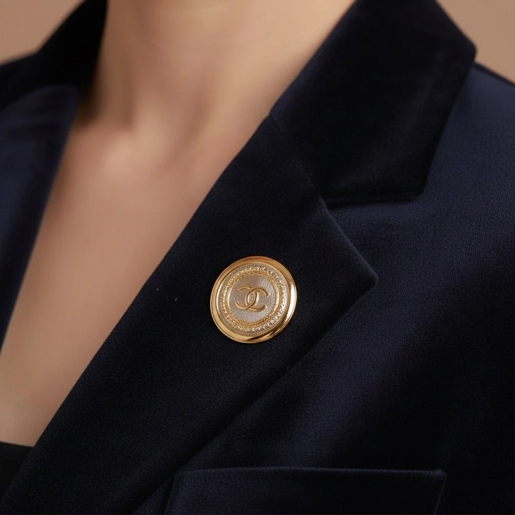 Repurposed Button Pin