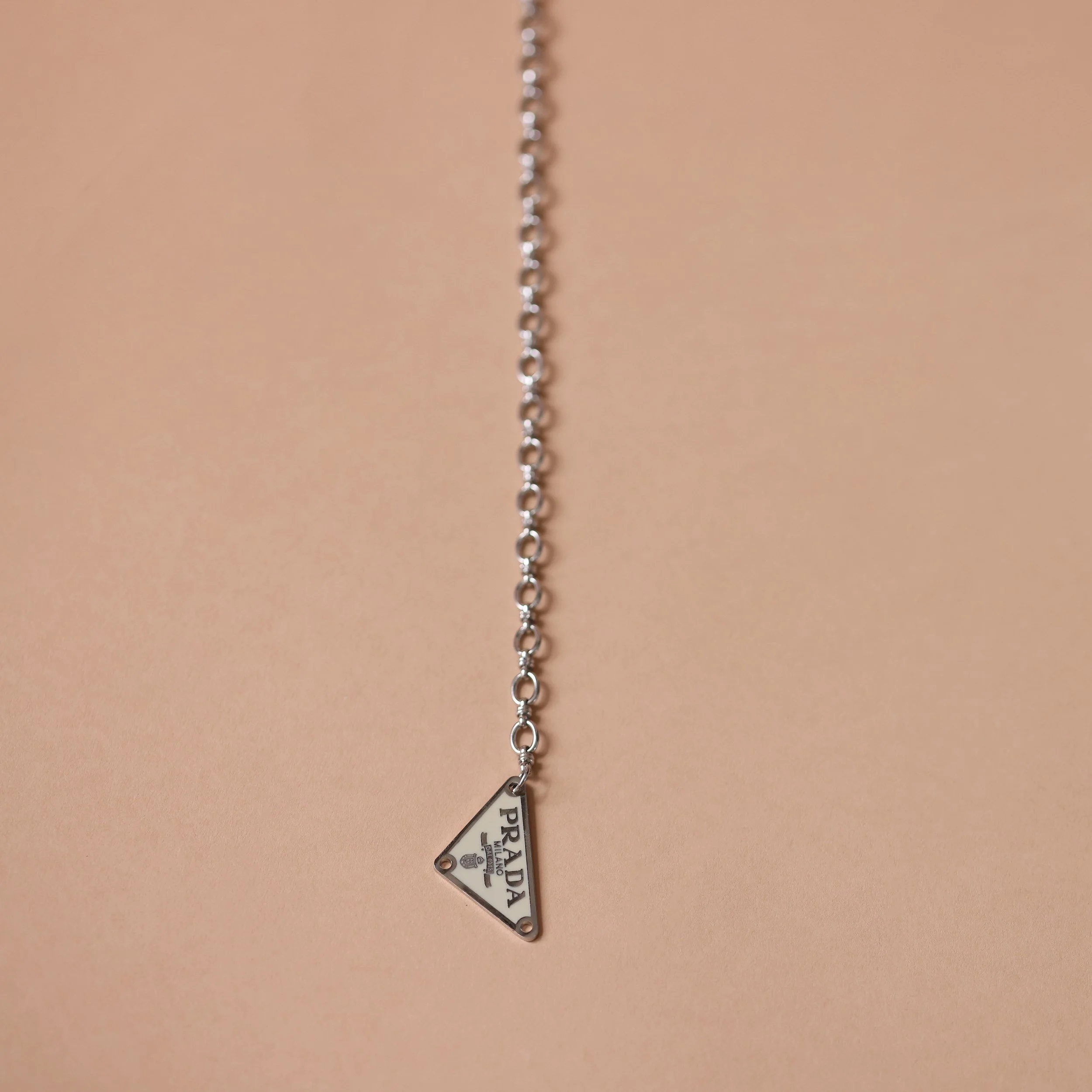 Repurposed Charm Silver Belt