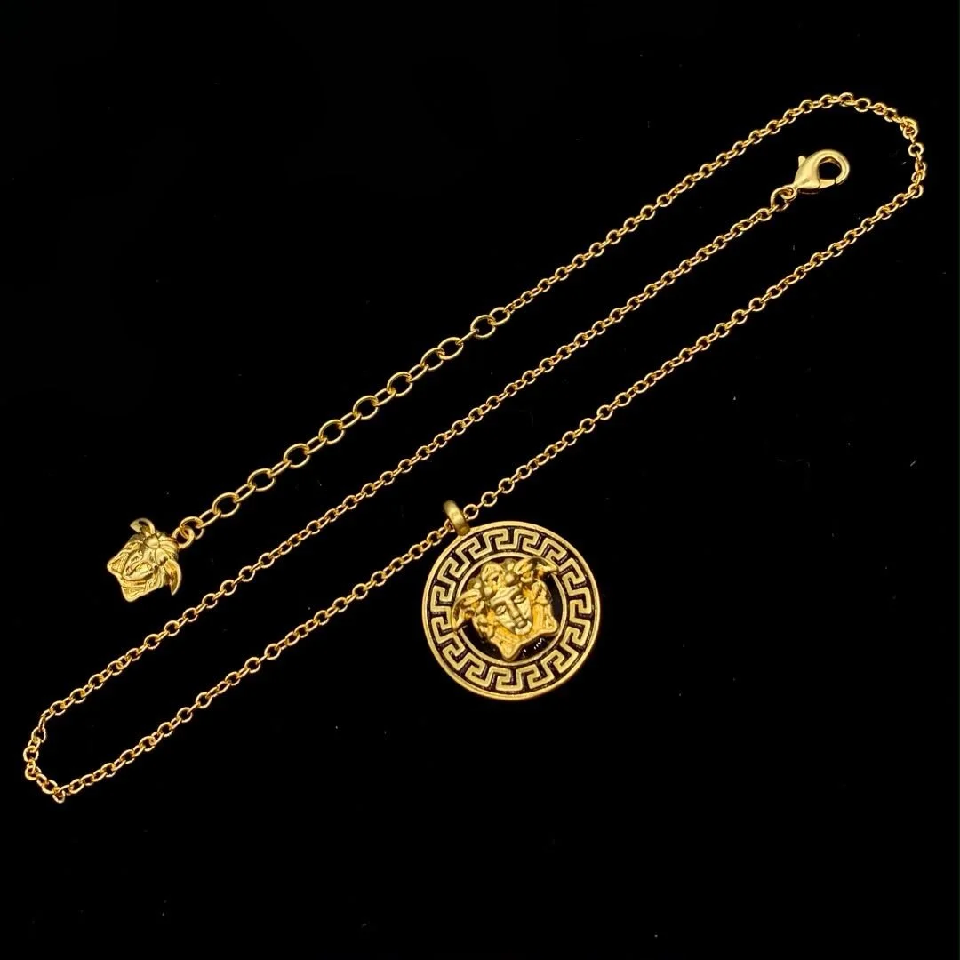 Repurposed Versace Charm Necklace