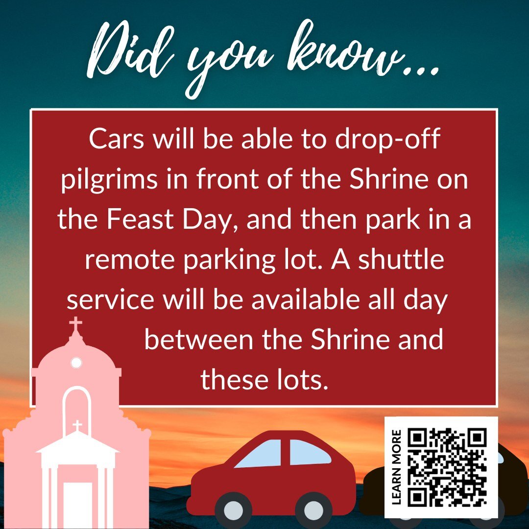 You&rsquo;ve got questions and we&rsquo;ve got answers! 

As we prepare for the #Solemn #Feast of Saint Rita on Monday, May 22, 2023, make sure you know what to expect in terms of the #Mass and #Confession schedules, parking and shuttle options, food