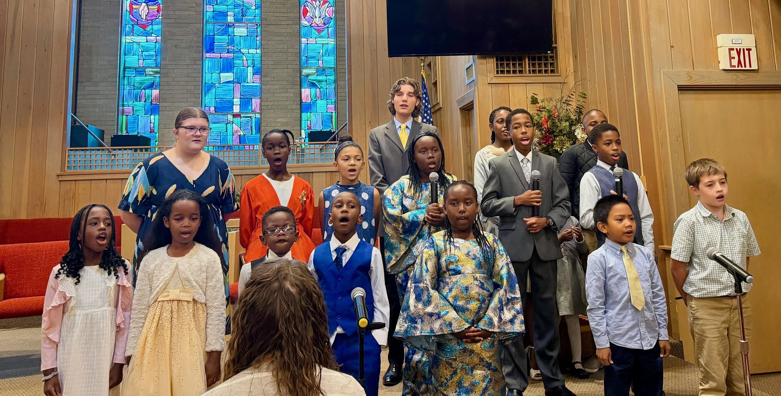 21 children and youth lead Raleigh Church worship service