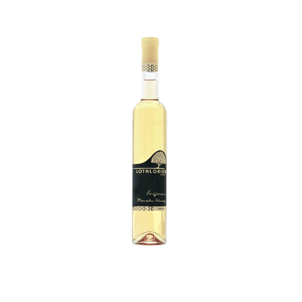 Lothlorien Winery Feijoa and Manuka Honey Liqueur, Dessert Wine, Organic, great with ice-cream, smooth, delicious, Auckland Winery.