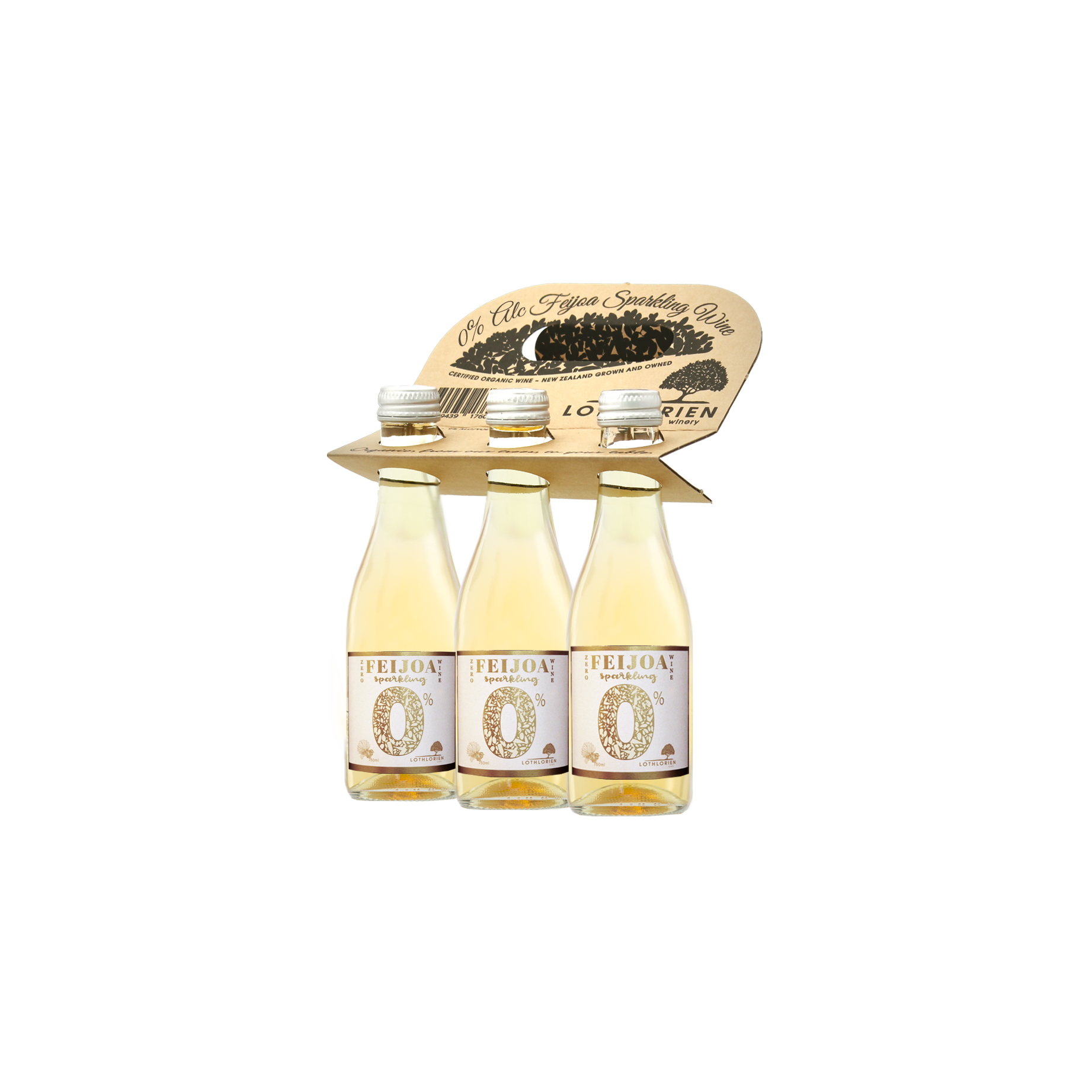 200mls ZERO% Sparkling Lothlorien Winery 200mls 3-pack all.png