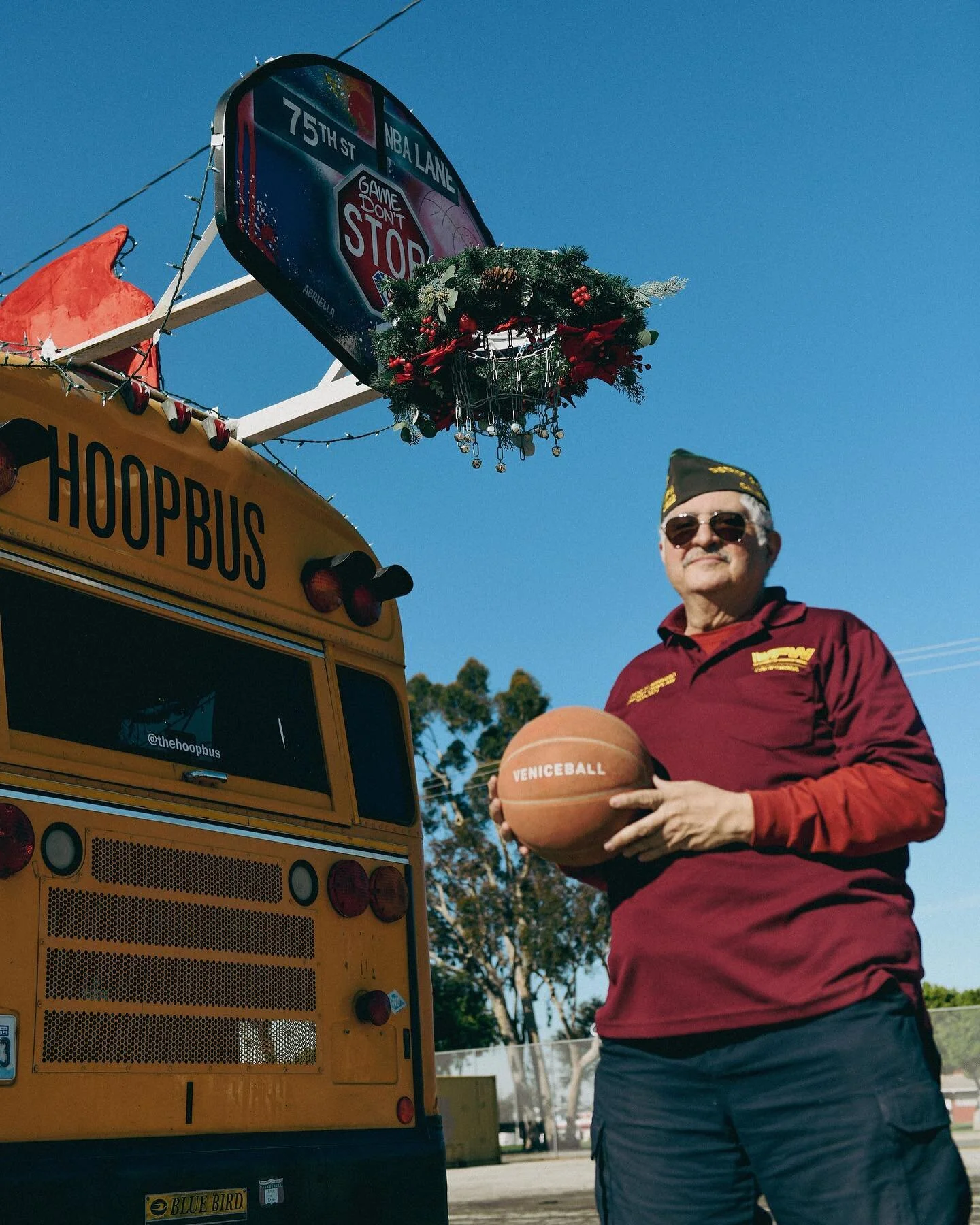 We joined @vpanlosangeles this pasted weekend to spread the joy of basketball to the veterans of Compton. 

We were grateful our bus driver and fellow community hooper who are also vets themselves were able to support and get resources they needed 🙏