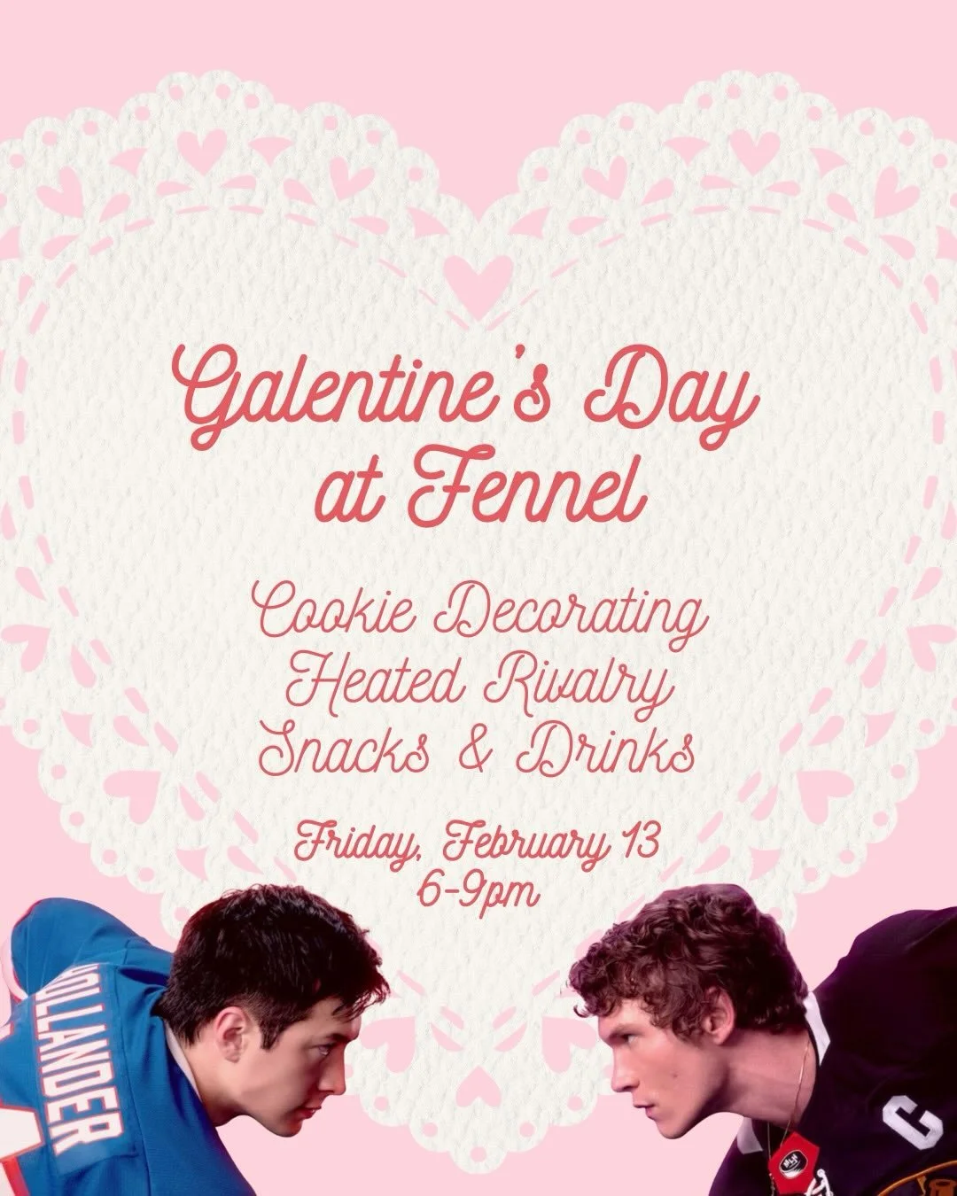 Surprise! We&rsquo;re throwing a Galentine&rsquo;s Day party at the studio!

One ticket gets you a cookie box to decorate in the studio or take home to finish later, perfect for gifting, sharing, or hoarding for yourself 😏

Stick around and hang wit