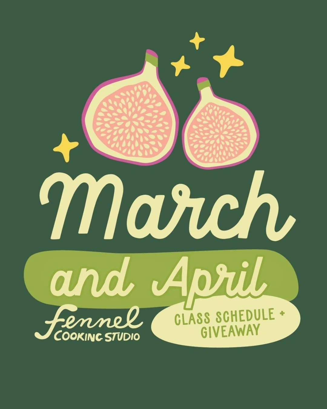 March &amp; April classes drop tomorrow (Sunday, 2/1) at 10AM! 🌱

This season brings a lineup we&rsquo;re really excited about. Spring nights in the studio are officially on the calendar!

To celebrate, we&rsquo;re giving away a $95 Fennel gift card