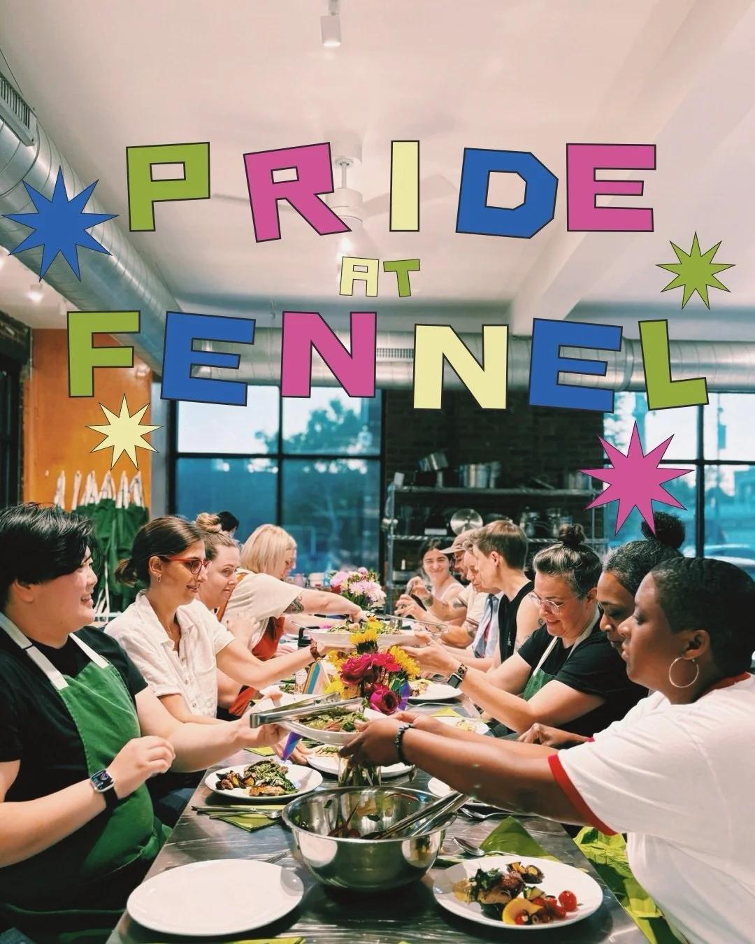Next week!!

We&rsquo;re celebrating Pride Month with two special classes. Come cook with us!

🍽️ Queer Dinner Party, 6/3
Our Pride Month Queer Dinner Party class is a welcoming space for LGBTQIA+ folks to cook together and share a meal with loved o