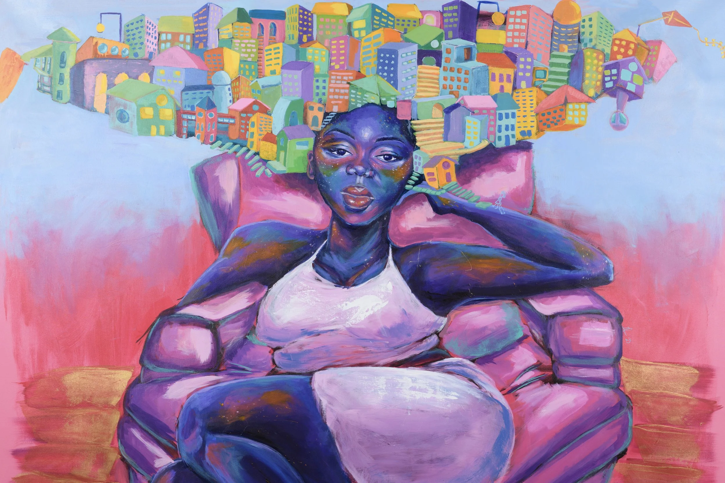 My Refuge;
acrylic on un-stretched canvas;
December 2025;
50 x 72 inches
