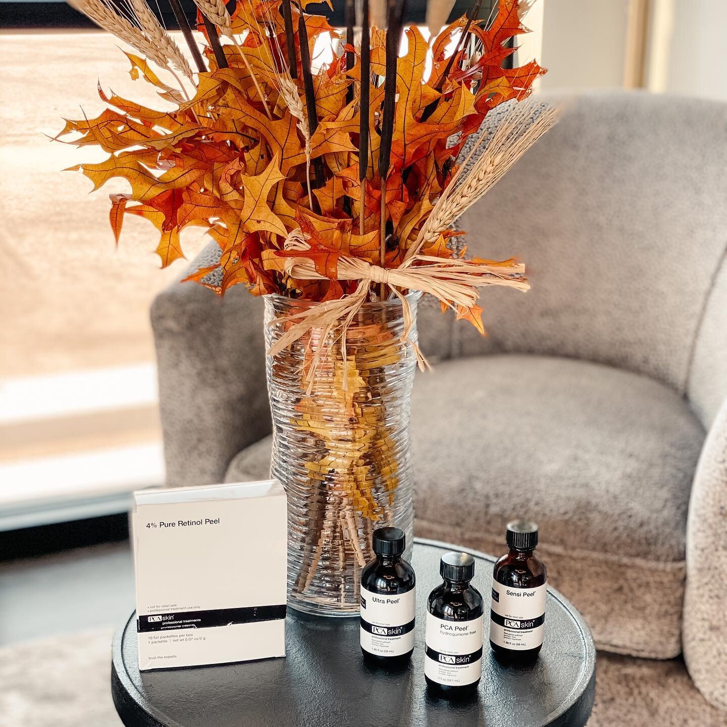 It&rsquo;s chemical peel season! Our favorite time of the year 🎃 We offer different peels to meet your specific skin needs, goals, and concerns. Chemical peels brighten dull skin, even out skin tone, reduce acne, reduce signs of aging, and more thro
