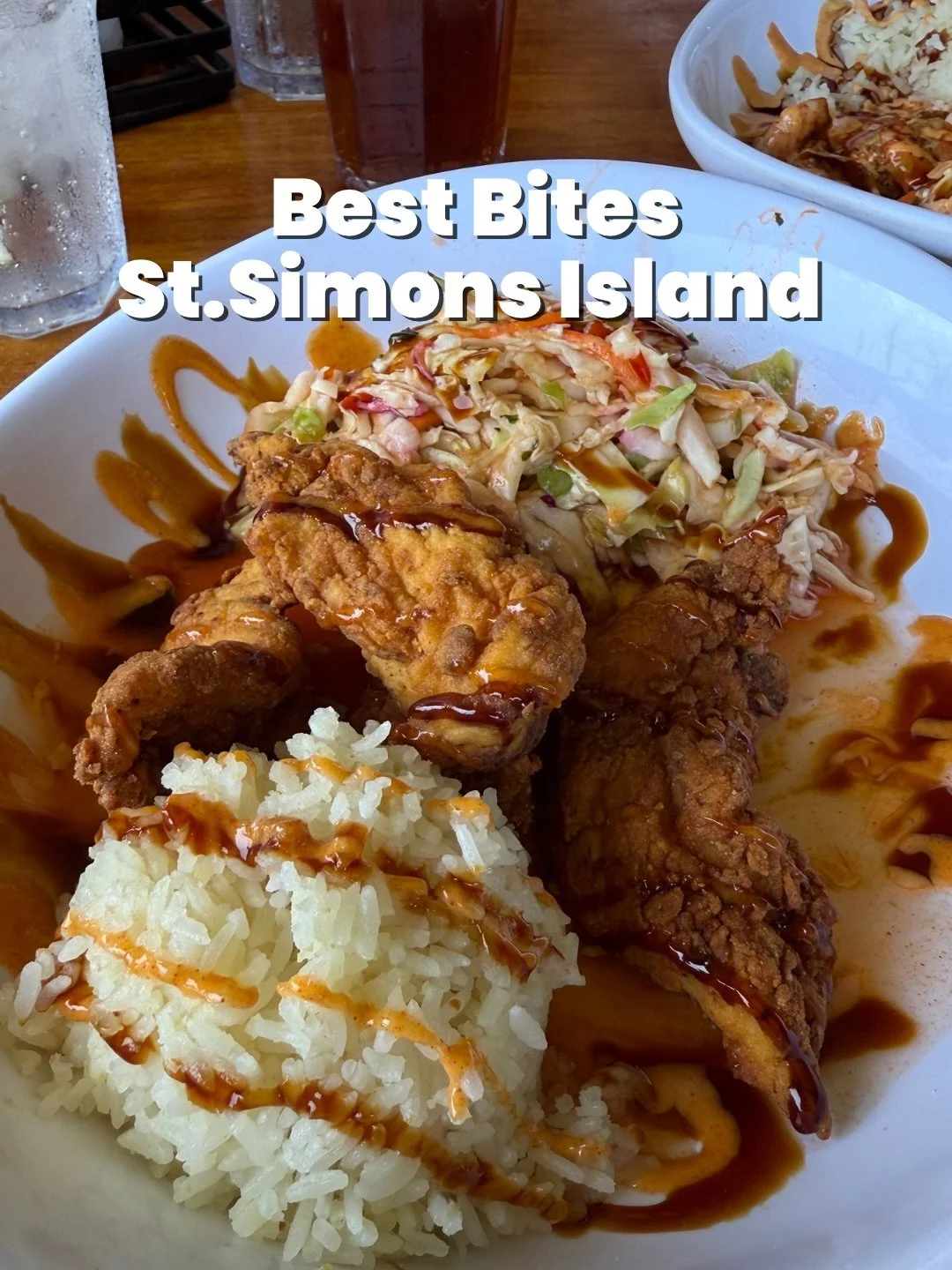 Rounded up our favorite bites around St. Simons Island! Save for your next trip to the area and you&rsquo;ll be sure to enjoy all your meals. 
1. @southern.soul.bbq, can&rsquo;t go wrong with any meat but our favorite side is the potato salad. Pairs 
