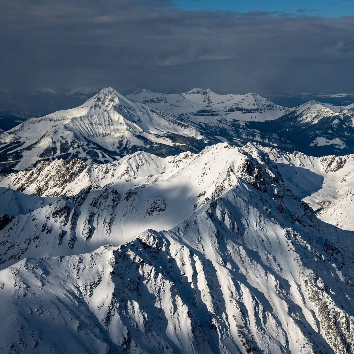 Filming with @kenesperry above Big Sky.