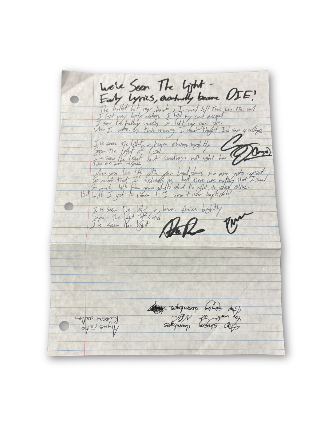 Lyrics - DIE! DIE! DIE! : We've Seen The Light.png