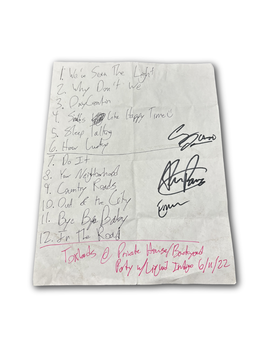 Setlist 2022_06_11 Private Show.png