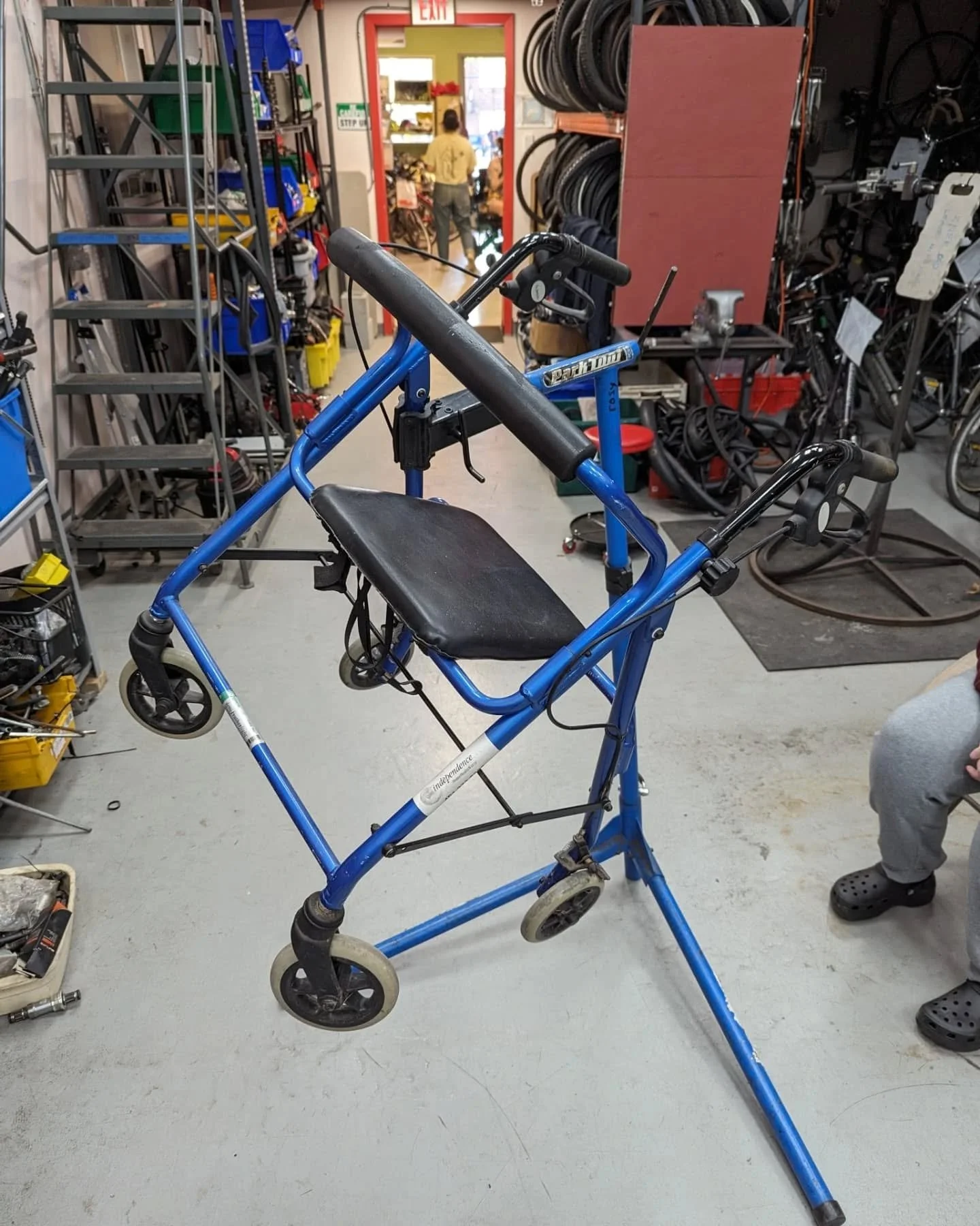 Thank you to everyone who came out to our second ever Mobility Aid Repair Workshop! Our next one will be May 18th from 4-6PM. 

If you have a wheelchair, rollator, or other mobility aid in need of some repairs, please bring it by! We will also do our