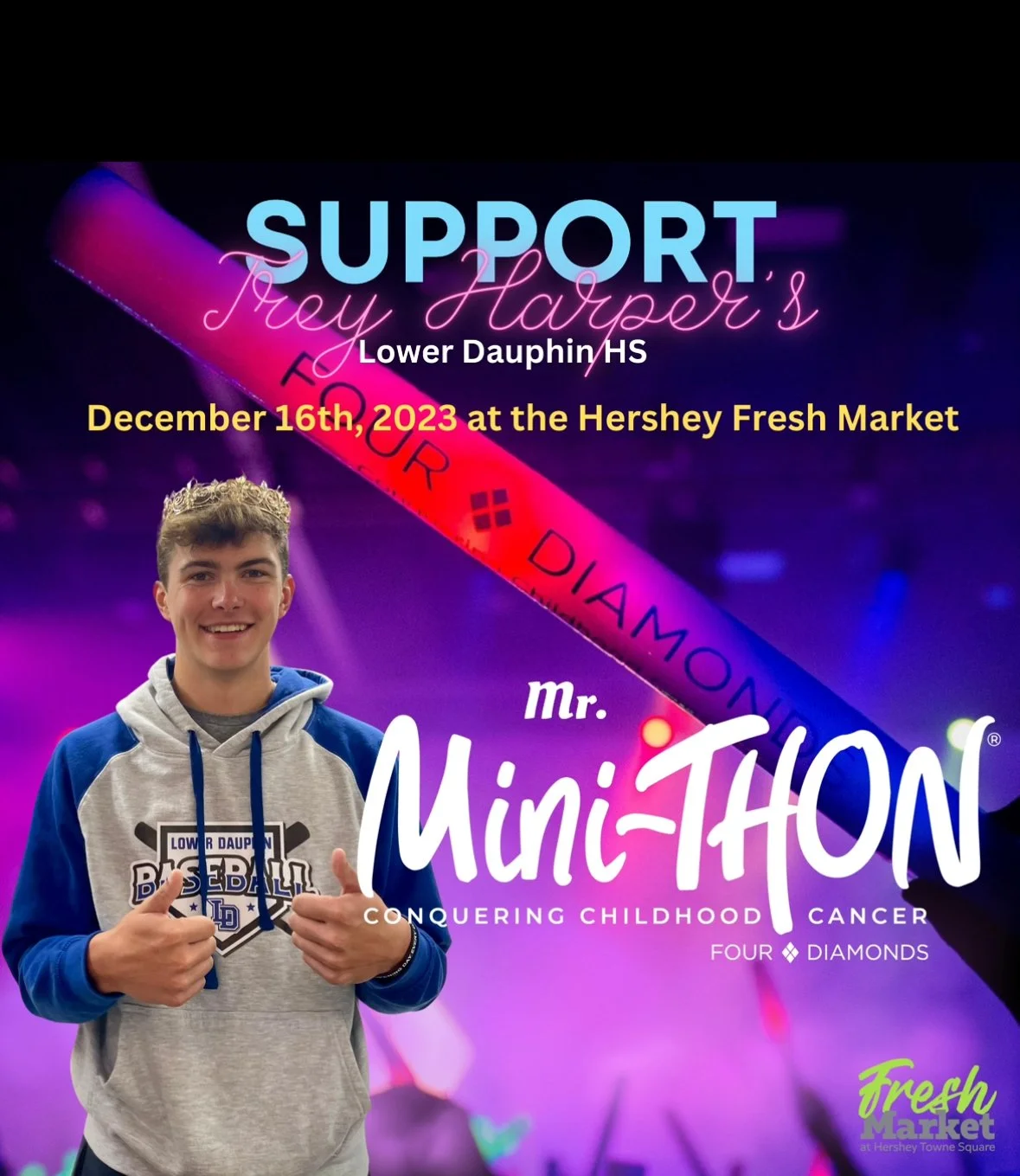 Trey Harper's Mini-Thon at Fresh Market!