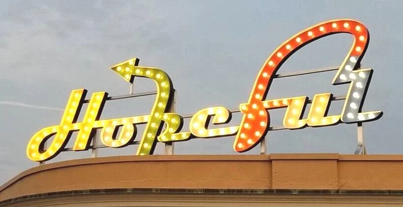 Hopeful Sign by Artist, Charlie Hewitt