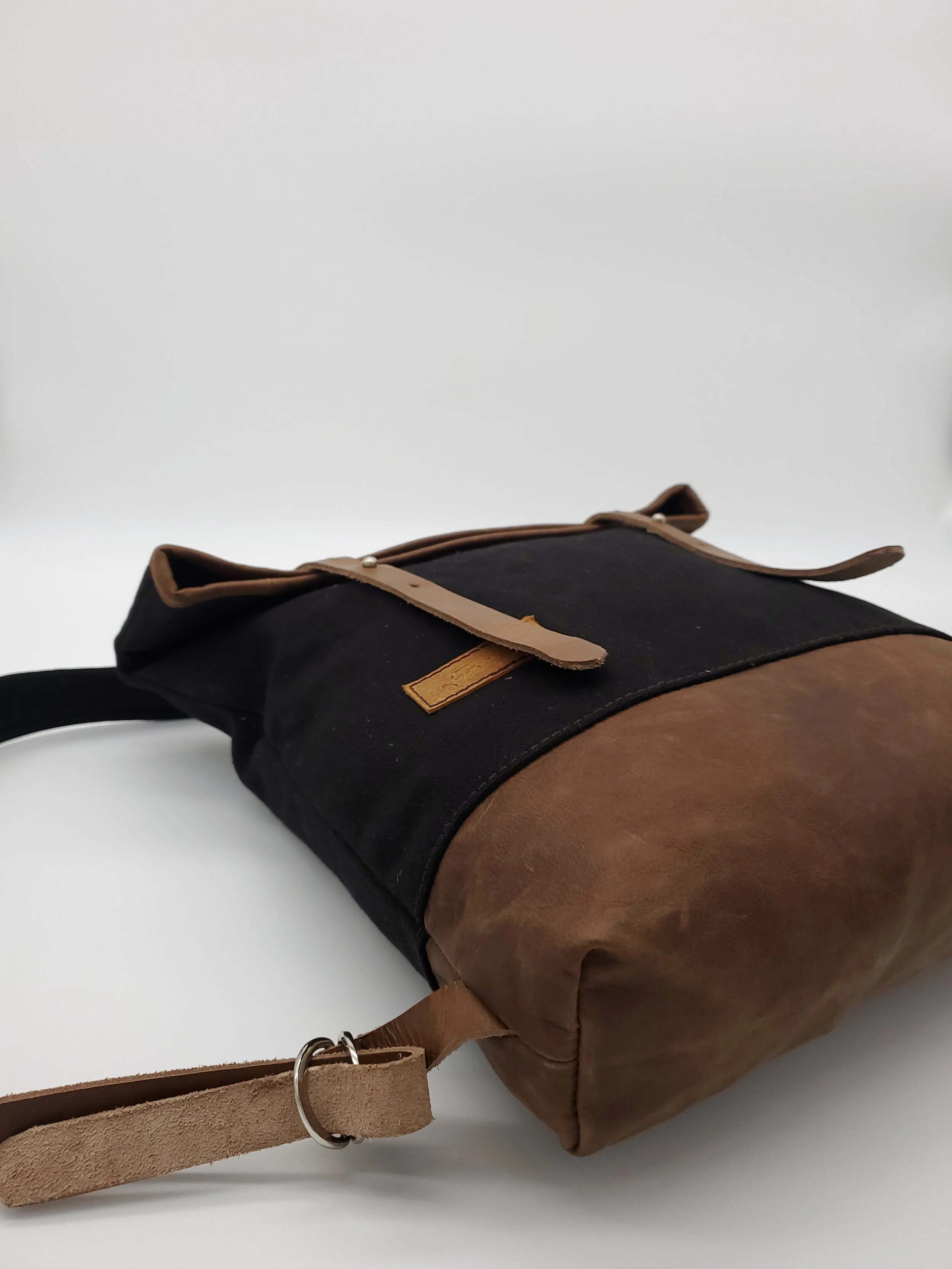 Tibetan leather leather backpack Tibetan Flag Mini Backpack – Tibetan Emporium main image 2