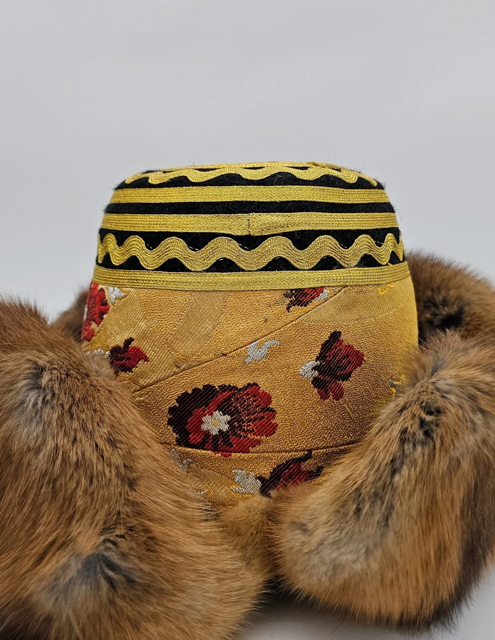 Tibetan Traditional Embroidered Hat | Xamo Gyaise — Ngatso 