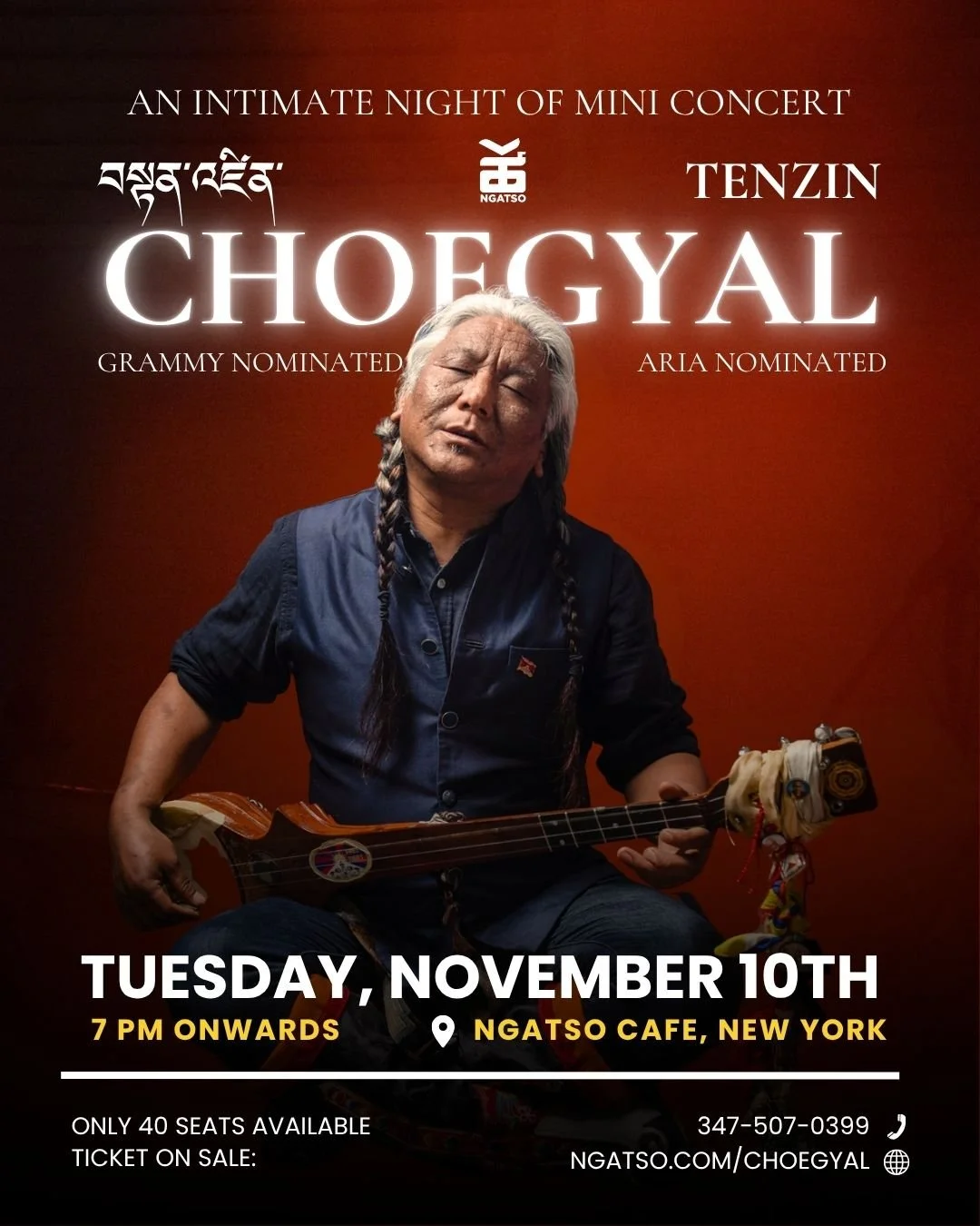 An Intimate Evening with Tenzing Choegyal