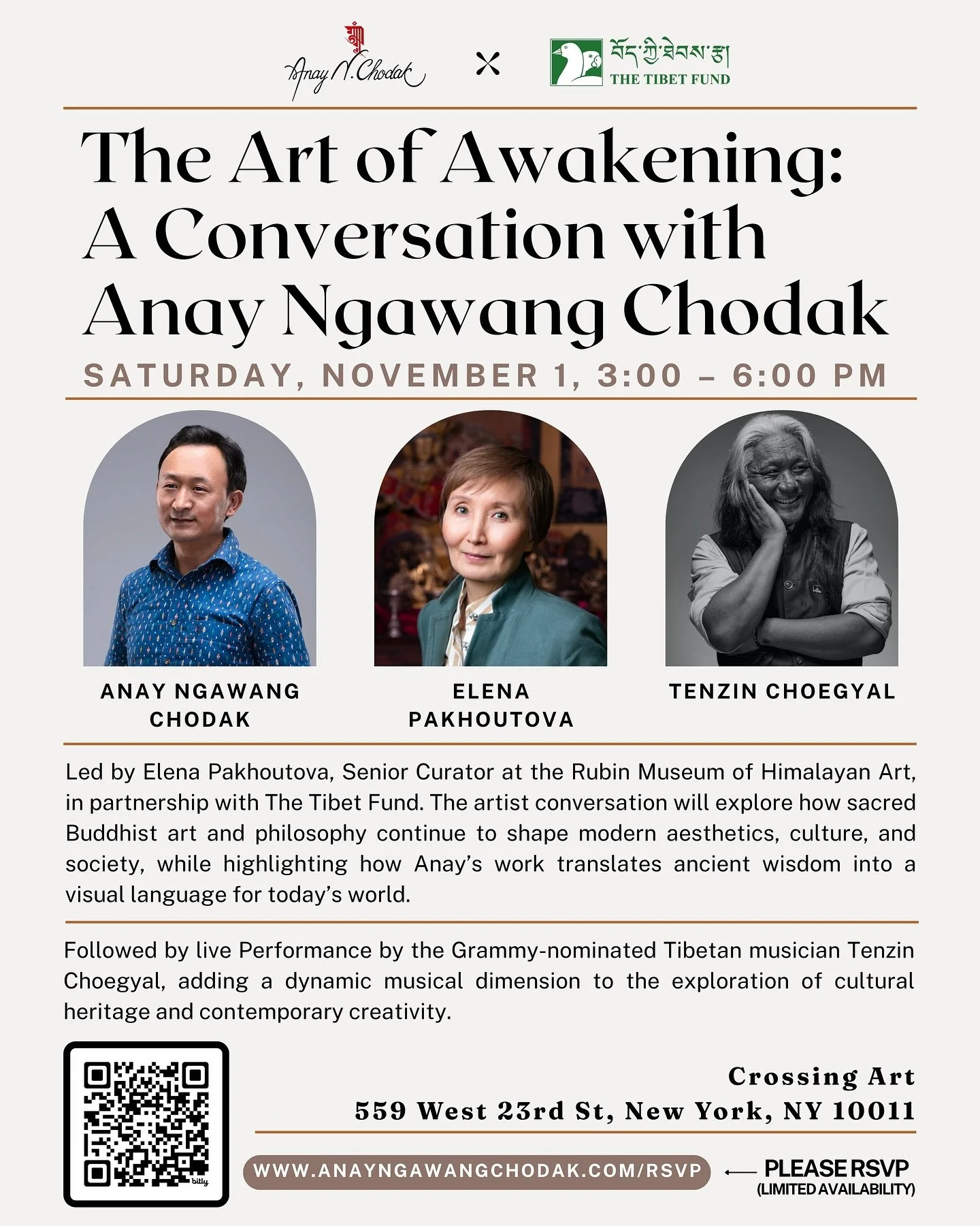 A conversation with Anay Ngawang Chodak | Tibet Fund
