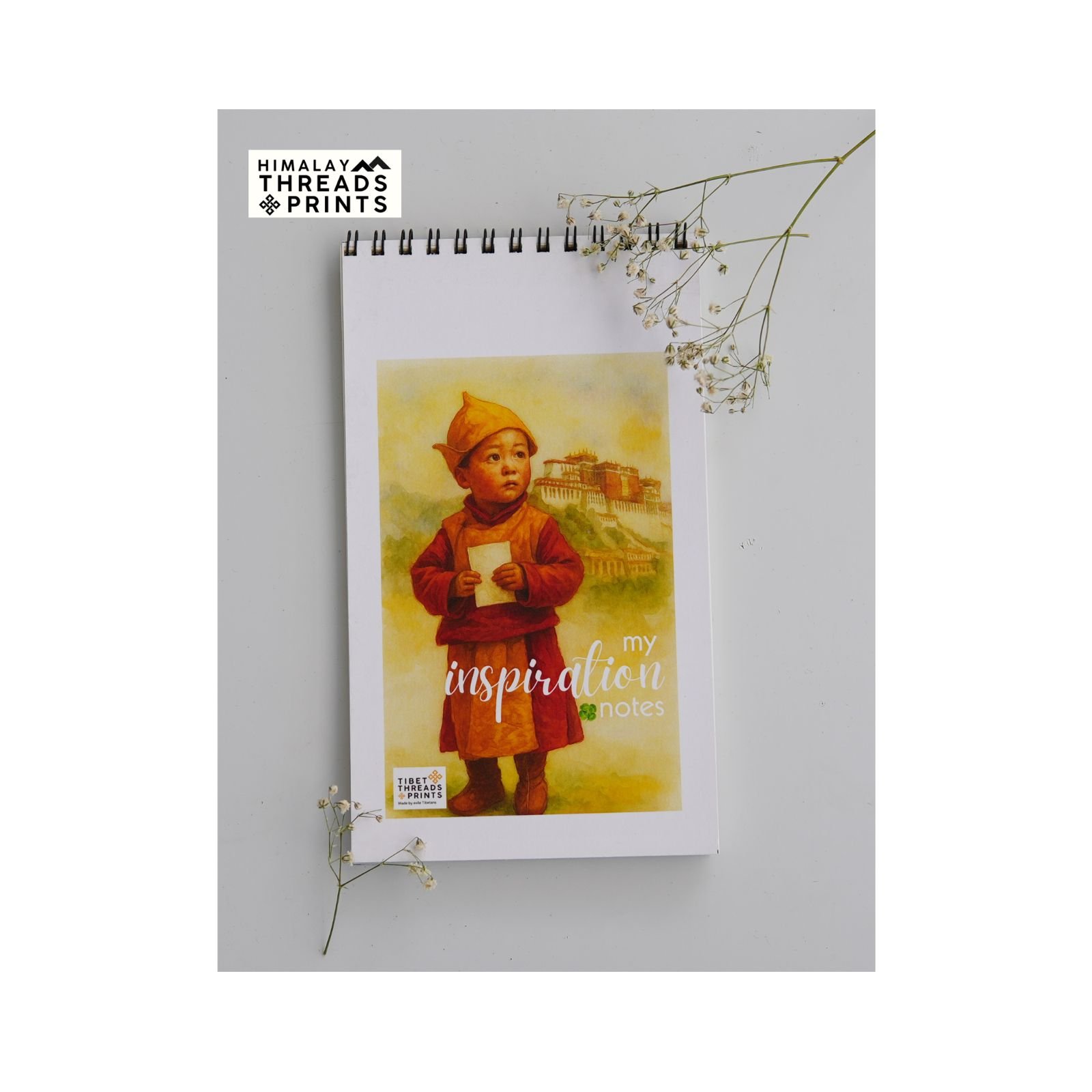 My Inspiration Notes | Tibet Threads Prints Handmade Notebook