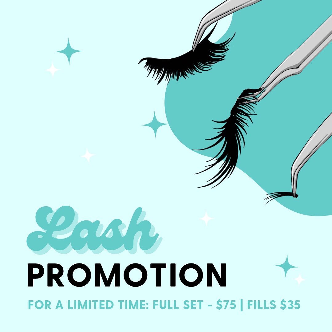 Perfect lashes are just a blink away&hellip; call (301) 831-7310 today to book a lash extension appointment at 50% off!
.
.
.
Normal pricing outside of the promotion:
Full set $150
Fills $75