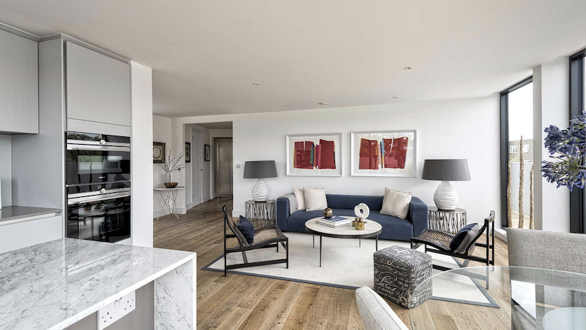 penthouse residential apartment interior design